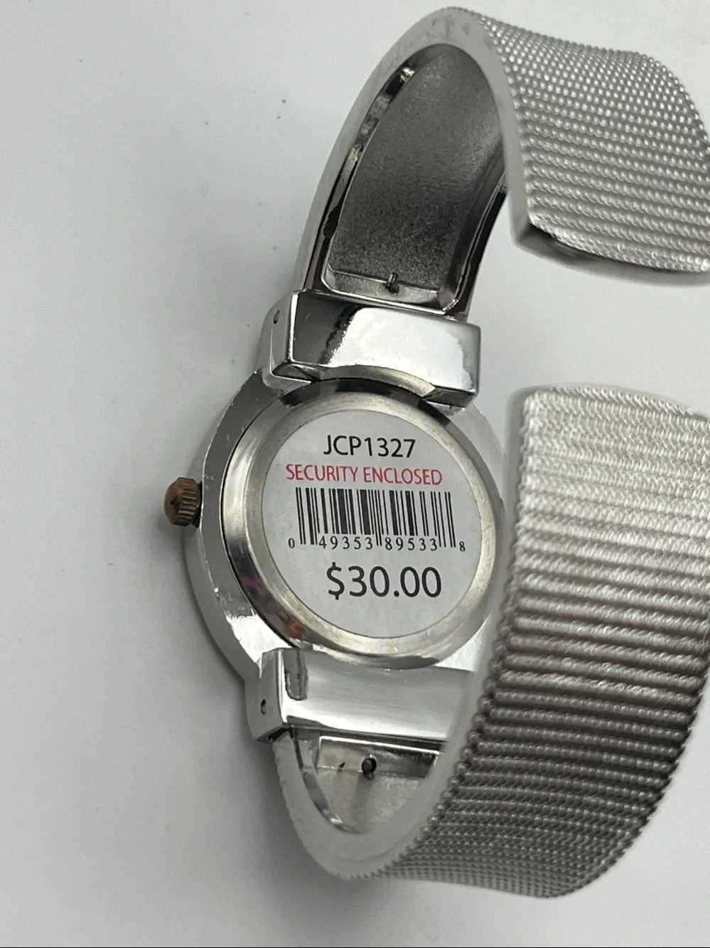Two-Tone Gold & Silver Cuff Watch - Quartz